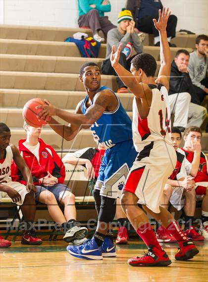 Thumbnail 2 in Mason vs West Potomac (Joe Cascio Holiday Classic) photogallery.