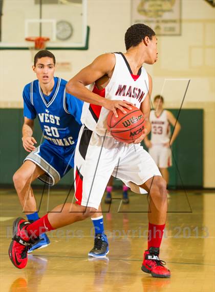 Thumbnail 2 in Mason vs West Potomac (Joe Cascio Holiday Classic) photogallery.