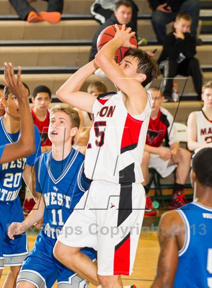 Thumbnail 1 in Mason vs West Potomac (Joe Cascio Holiday Classic) photogallery.