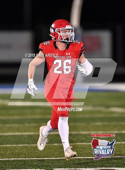 Thumbnail 1 in American Fork @ Pleasant Grove (2017 MaxPreps Rivalry Series) photogallery.