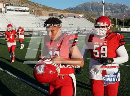 Thumbnail 1 in American Fork @ Pleasant Grove (2017 MaxPreps Rivalry Series) photogallery.