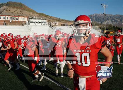 Thumbnail 3 in American Fork @ Pleasant Grove (2017 MaxPreps Rivalry Series) photogallery.