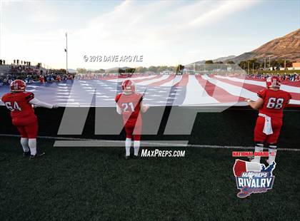Thumbnail 2 in American Fork @ Pleasant Grove (2017 MaxPreps Rivalry Series) photogallery.