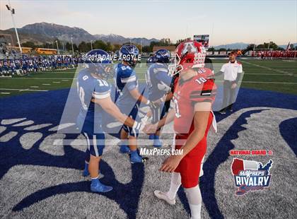 Thumbnail 3 in American Fork @ Pleasant Grove (2017 MaxPreps Rivalry Series) photogallery.