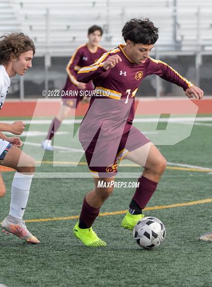 Thumbnail 1 in Gilbert vs Mountain Pointe  (Coyote Classic Soccer Tournament) photogallery.