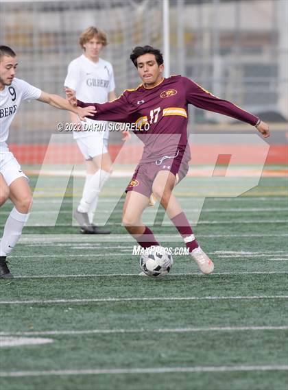 Thumbnail 1 in Gilbert vs Mountain Pointe  (Coyote Classic Soccer Tournament) photogallery.