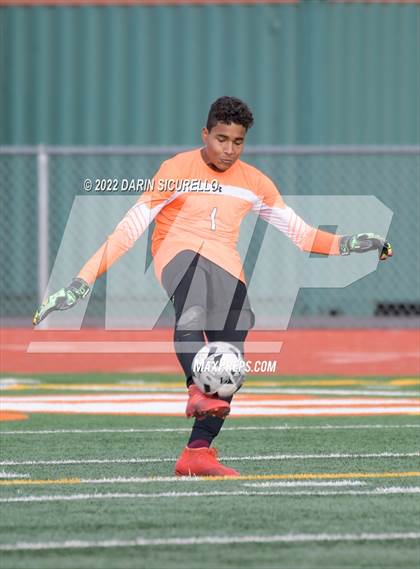 Thumbnail 2 in Gilbert vs Mountain Pointe  (Coyote Classic Soccer Tournament) photogallery.
