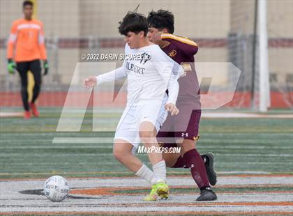 Thumbnail 3 in Gilbert vs Mountain Pointe  (Coyote Classic Soccer Tournament) photogallery.