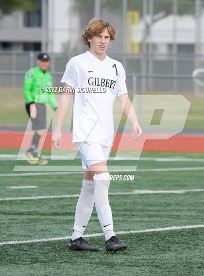 Thumbnail 2 in Gilbert vs Mountain Pointe  (Coyote Classic Soccer Tournament) photogallery.
