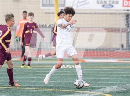 Thumbnail 1 in Gilbert vs Mountain Pointe  (Coyote Classic Soccer Tournament) photogallery.