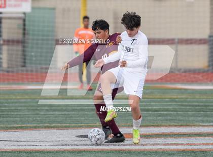 Thumbnail 1 in Gilbert vs Mountain Pointe  (Coyote Classic Soccer Tournament) photogallery.