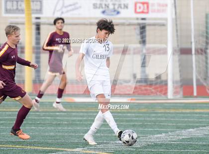 Thumbnail 2 in Gilbert vs Mountain Pointe  (Coyote Classic Soccer Tournament) photogallery.