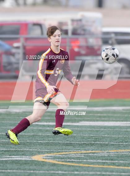 Thumbnail 3 in Gilbert vs Mountain Pointe  (Coyote Classic Soccer Tournament) photogallery.