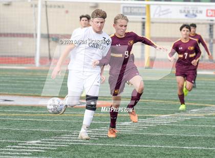 Thumbnail 1 in Gilbert vs Mountain Pointe  (Coyote Classic Soccer Tournament) photogallery.