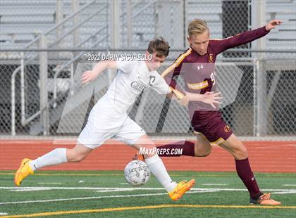 Thumbnail 2 in Gilbert vs Mountain Pointe  (Coyote Classic Soccer Tournament) photogallery.