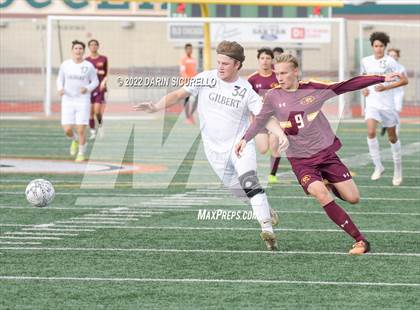 Thumbnail 3 in Gilbert vs Mountain Pointe  (Coyote Classic Soccer Tournament) photogallery.