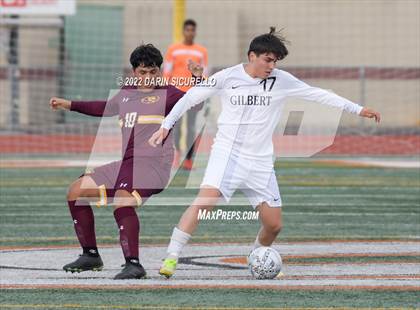 Thumbnail 3 in Gilbert vs Mountain Pointe  (Coyote Classic Soccer Tournament) photogallery.