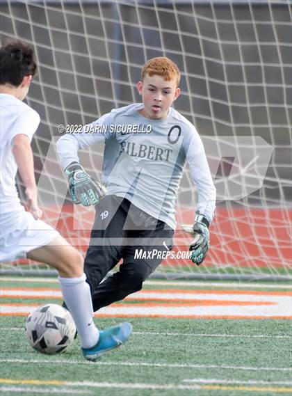 Thumbnail 2 in Gilbert vs Mountain Pointe  (Coyote Classic Soccer Tournament) photogallery.
