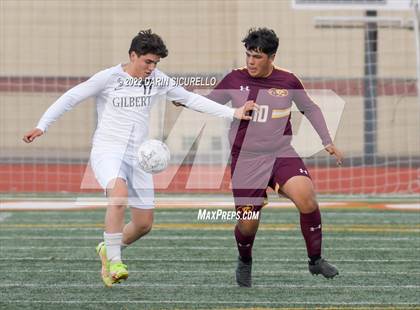 Thumbnail 2 in Gilbert vs Mountain Pointe  (Coyote Classic Soccer Tournament) photogallery.