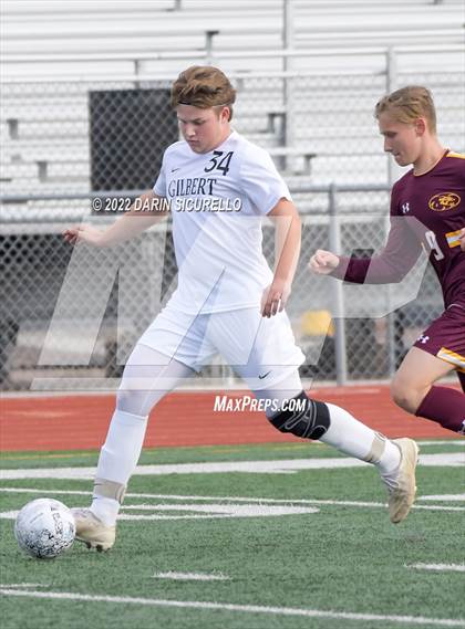 Thumbnail 2 in Gilbert vs Mountain Pointe  (Coyote Classic Soccer Tournament) photogallery.