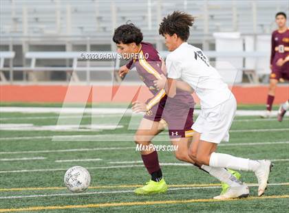Thumbnail 2 in Gilbert vs Mountain Pointe  (Coyote Classic Soccer Tournament) photogallery.