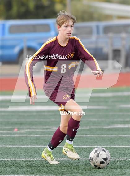 Thumbnail 3 in Gilbert vs Mountain Pointe  (Coyote Classic Soccer Tournament) photogallery.