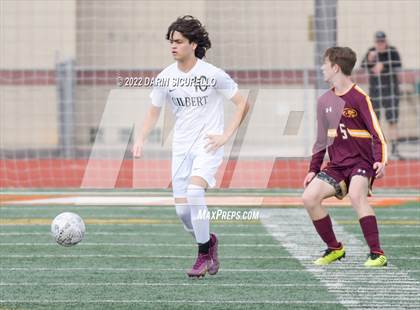Thumbnail 2 in Gilbert vs Mountain Pointe  (Coyote Classic Soccer Tournament) photogallery.