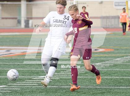 Thumbnail 3 in Gilbert vs Mountain Pointe  (Coyote Classic Soccer Tournament) photogallery.