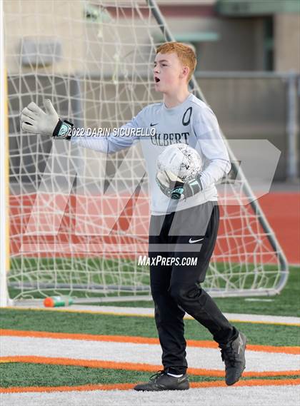 Thumbnail 2 in Gilbert vs Mountain Pointe  (Coyote Classic Soccer Tournament) photogallery.
