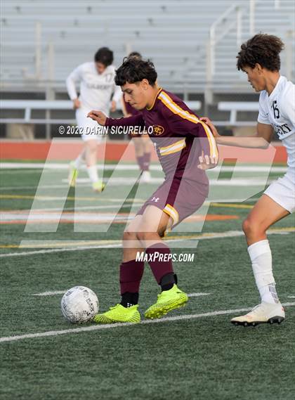 Thumbnail 1 in Gilbert vs Mountain Pointe  (Coyote Classic Soccer Tournament) photogallery.