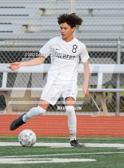 Thumbnail 1 in Gilbert vs Mountain Pointe  (Coyote Classic Soccer Tournament) photogallery.
