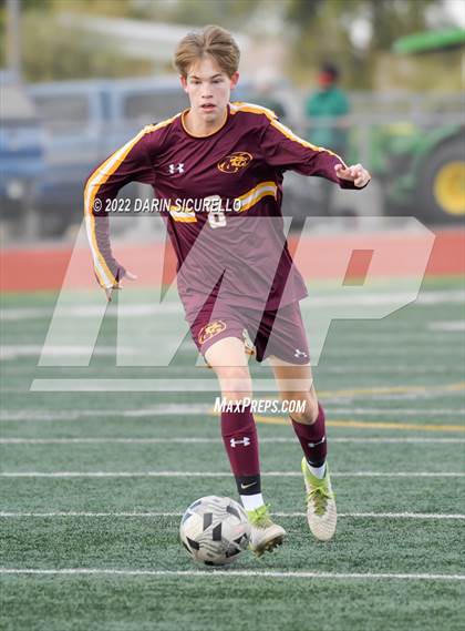 Thumbnail 2 in Gilbert vs Mountain Pointe  (Coyote Classic Soccer Tournament) photogallery.