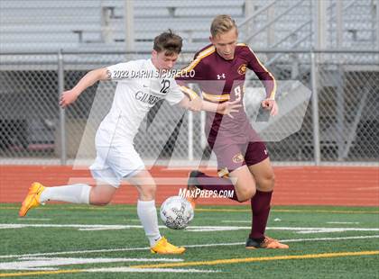 Thumbnail 3 in Gilbert vs Mountain Pointe  (Coyote Classic Soccer Tournament) photogallery.