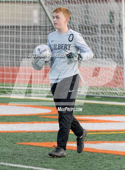 Thumbnail 3 in Gilbert vs Mountain Pointe  (Coyote Classic Soccer Tournament) photogallery.