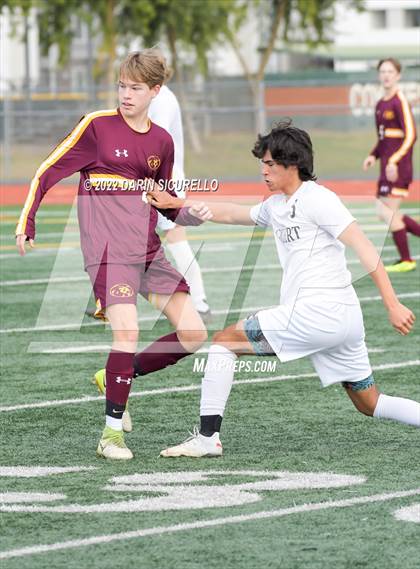 Thumbnail 1 in Gilbert vs Mountain Pointe  (Coyote Classic Soccer Tournament) photogallery.