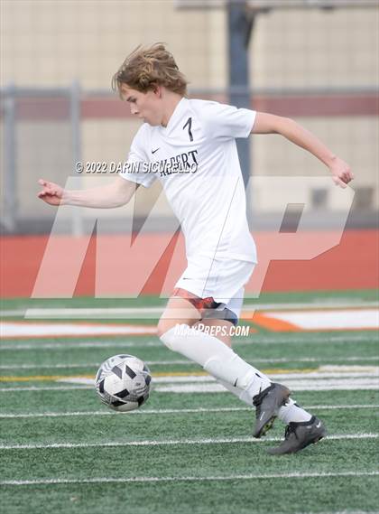 Thumbnail 2 in Gilbert vs Mountain Pointe  (Coyote Classic Soccer Tournament) photogallery.
