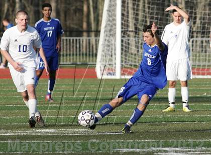 Thumbnail 1 in Suffield @ Bacon Academy (CIAC Class M Final) photogallery.