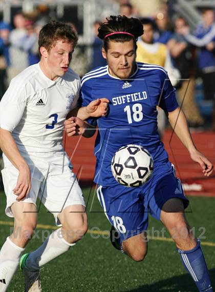 Thumbnail 1 in Suffield @ Bacon Academy (CIAC Class M Final) photogallery.