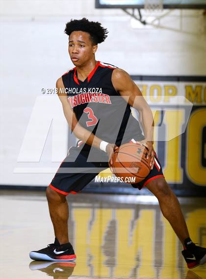 Thumbnail 1 in Westchester vs. Bishop Montgomery (Bishop Montgomery Shootout) photogallery.