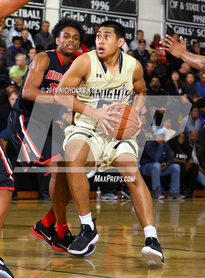 Thumbnail 2 in Westchester vs. Bishop Montgomery (Bishop Montgomery Shootout) photogallery.
