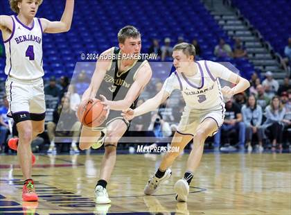 Thumbnail 1 in Gordon @ Benjamin (UIL 1A Basketball Semifinal) photogallery.