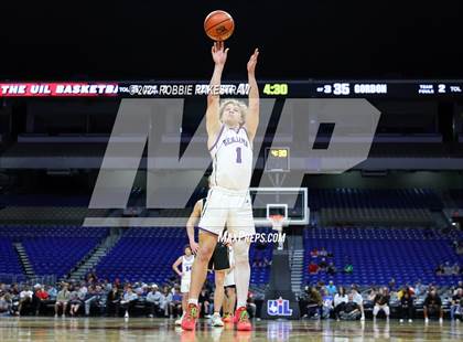 Thumbnail 2 in Gordon @ Benjamin (UIL 1A Basketball Semifinal) photogallery.