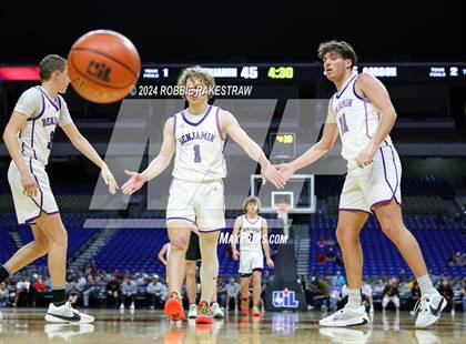 Thumbnail 3 in Gordon @ Benjamin (UIL 1A Basketball Semifinal) photogallery.