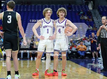 Thumbnail 2 in Gordon @ Benjamin (UIL 1A Basketball Semifinal) photogallery.