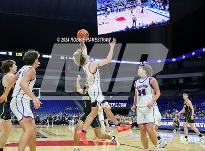 Thumbnail 1 in Gordon @ Benjamin (UIL 1A Basketball Semifinal) photogallery.