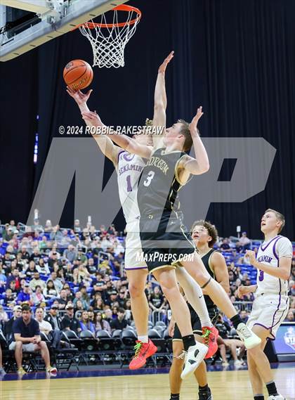 Thumbnail 3 in Gordon @ Benjamin (UIL 1A Basketball Semifinal) photogallery.