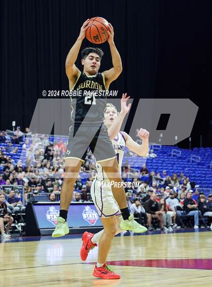 Thumbnail 2 in Gordon @ Benjamin (UIL 1A Basketball Semifinal) photogallery.