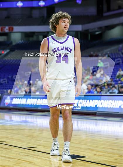 Thumbnail 1 in Gordon @ Benjamin (UIL 1A Basketball Semifinal) photogallery.