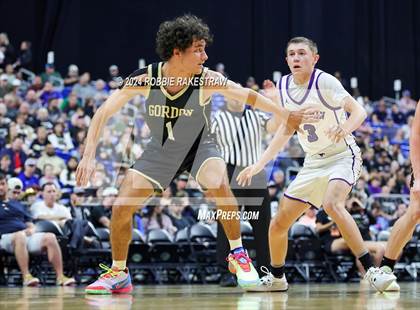 Thumbnail 2 in Gordon @ Benjamin (UIL 1A Basketball Semifinal) photogallery.