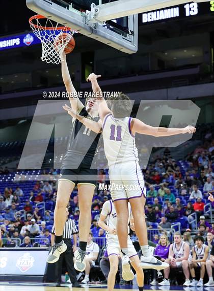Thumbnail 2 in Gordon @ Benjamin (UIL 1A Basketball Semifinal) photogallery.